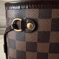 LOUIS VUITTON Neverfull PM Damier Ebene Gold Hardware