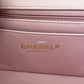 CHANEL 21S Iridescent Light Pink Calfskin Rectangular Mini Bag Light Gold Hardware