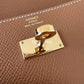 HERMES Kelly Long Wallet Gold Epsom Gold Hardware Z Stamp