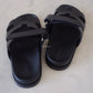 HERMES Black Noir Chypre Calfskin Sandals Size 36.5 EU