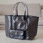 GOYARD St Saint Louis PM Black Tote Bag