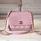 CHANEL Light Pink Caviar Small Business Affinity Light Gold Hardware