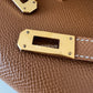 HERMES Kelly Long Wallet Gold Epsom Gold Hardware Z Stamp