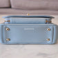 CHANEL 22P Light Blue Caviar Medium Business Affinity Light Gold Hardware