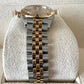 ROLEX Datejust 28 Champagne 10 Diamonds Dial Fluted Bezel Two-Tone Jubilee Bracelet 279173