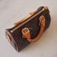 LOUIS VUITTON LV Nano Speedy *New Version* Monogram Canvas Bag Detachable Strap