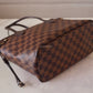 LOUIS VUITTON Neverfull PM Damier Ebene Gold Hardware