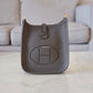 HERMES Mini Evelyne TPM 16 Amazone Gris Etain Clemence Gold Hardware Y Stamp