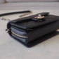 CHANEL 22C Black Caviar Like a Wallet Mini Flap Bag Gold Hardware