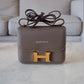 HERMES Constance Mini 18 Etoupe Epsom Gold Hardware B Stamp