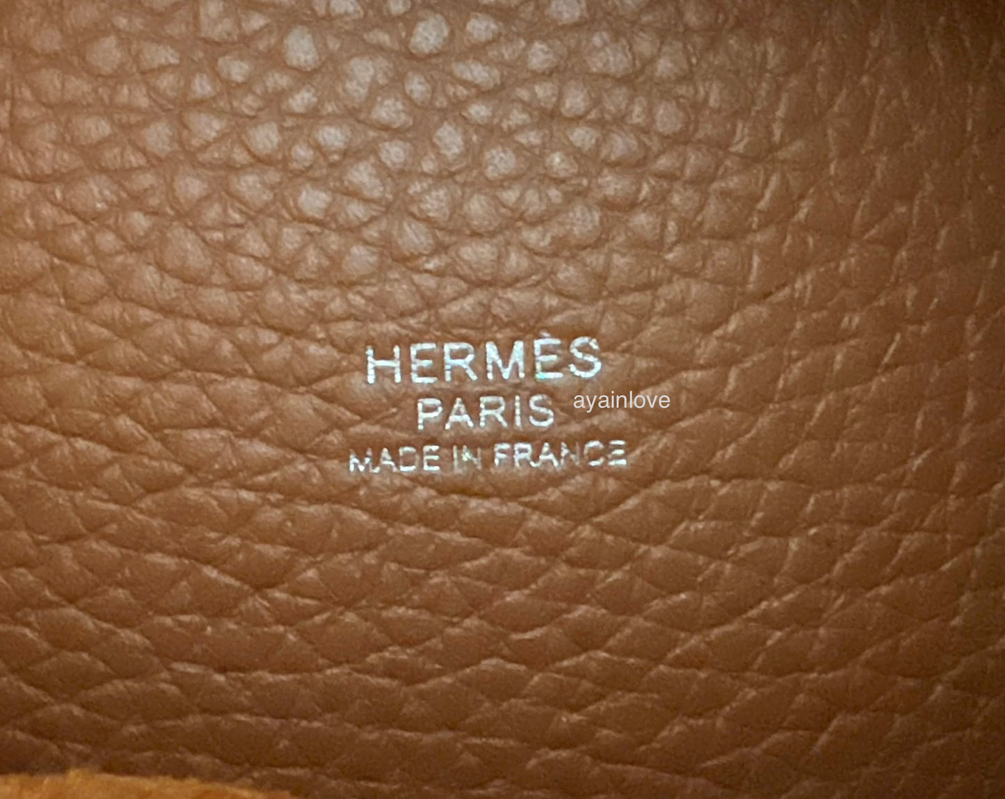 HERMES Picotin Lock 18 Gold Taurillion Clemence Palladium Hardware B Stamp