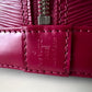 LOUIS VUITTON LV Alma PM Fuchsia Epi Leather Bag Silver Hardware