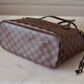 LOUIS VUITTON Neverfull PM Damier Ebene Gold Hardware