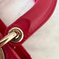 DIOR Small Lady Dior Red Cannage 2019 Light Gold Hardware