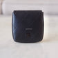 CHANEL 24S So Black Goatskin Square Pouch Coin Purse