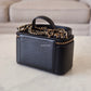 CHANEL Black Caviar Cargo Top Handle Rectangular Vanity 2023 Gold Hardware