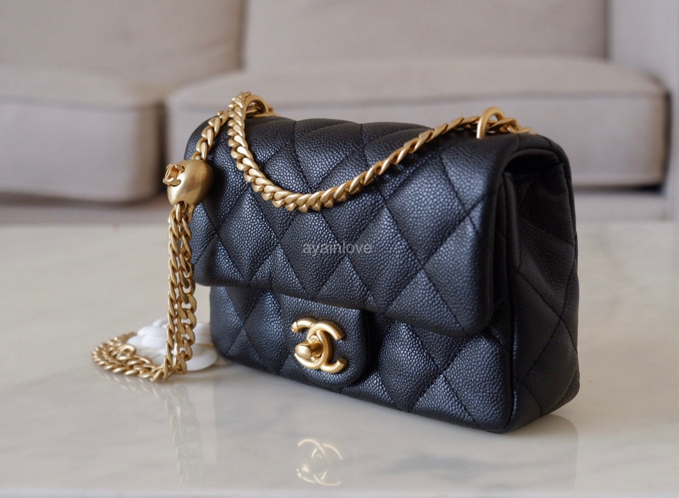 Chanel flap with adjustable chain sale