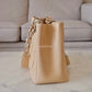 CHANEL Beige Clair Caviar Grand Shopping Tote Silver Hardware Series 16