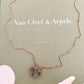VAN CLEEF ARPELS VCA 18KT Rose Gold Grey MOP Mother of Pearl Vintage Alhambra 2023 Pendant Necklace
