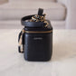 CHANEL Black Caviar Cargo Top Handle Rectangular Vanity 2023 Gold Hardware