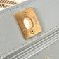 CHANEL 24P Sweetheart Light Blue Caviar Wallet on Chain Brushed Gold Hardware