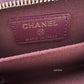 CHANEL 24B Burgundy Caviar Zippy Card Holder Wallet Light Gold Hardware