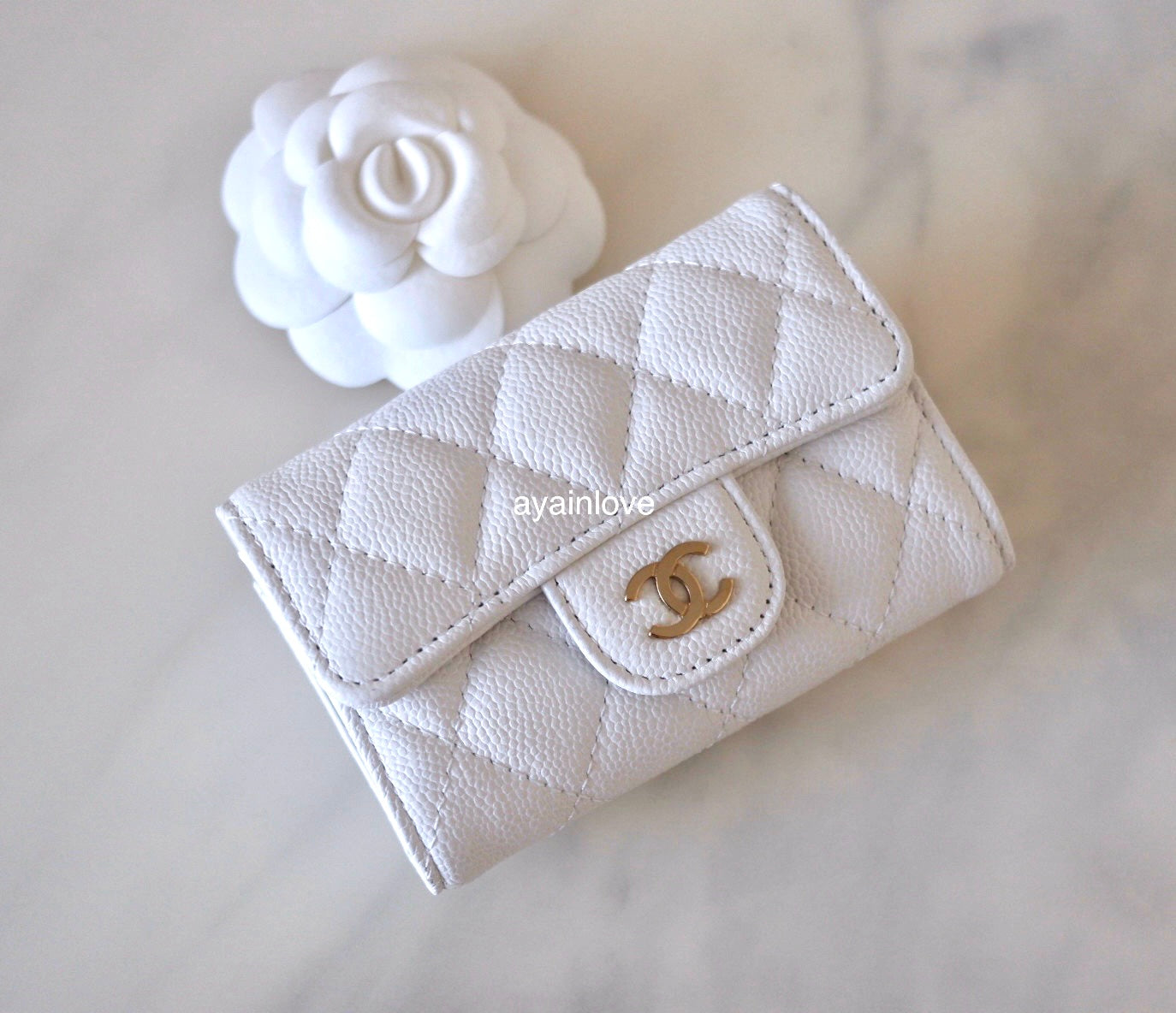 Chanel Caviar Key Holder outlets