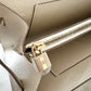 HERMES Kelly To Go 18 KTG Clutch Epsom Craie Gold Hardware