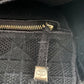 DIOR Medium Lady Dior Black D-Lite Cannage Embroidery 2020 Light Gold Hardware