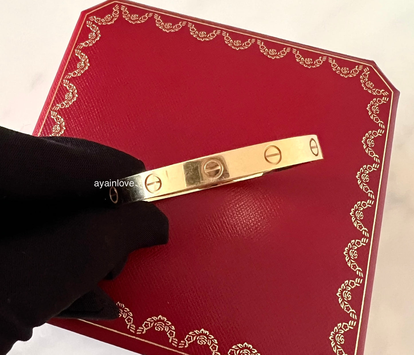 CARTIER 18KT Yellow Gold LOVE Classic Model Bracelet 2022 Size 16