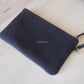 CHANEL Navy Blue Canvas Small Medium 34 cm Deauville *Microchipped* Tote Bag Silver Hardware