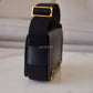 HERMES Geta Black Noir Chevre Mysore Goat Skin Gold Hardware Z Stamp