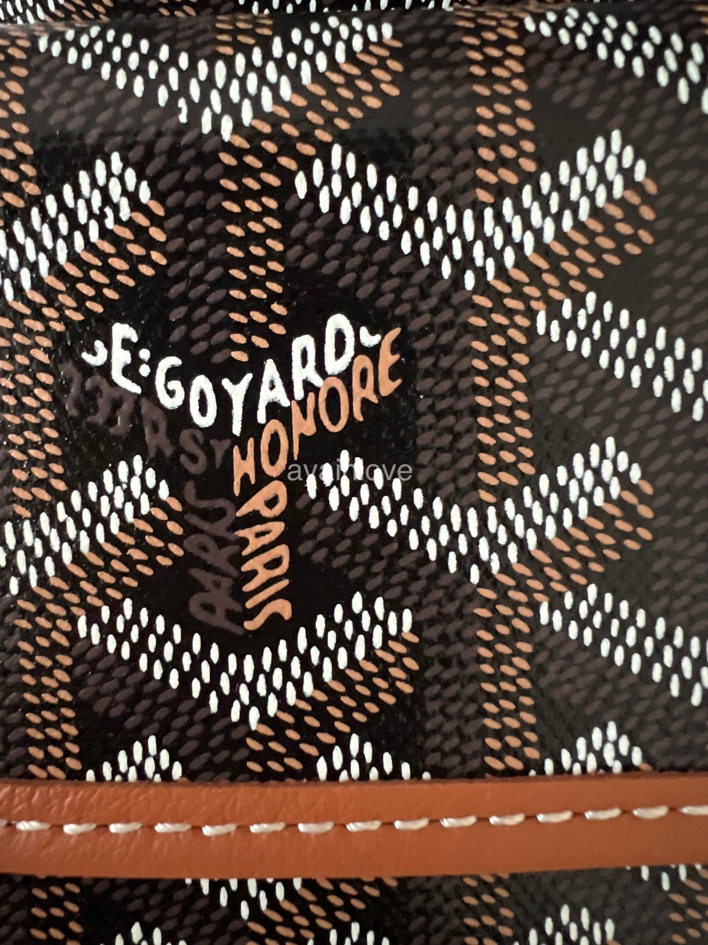 GOYARD St Saint Louis PM Brown and Black Tote Bag 2024