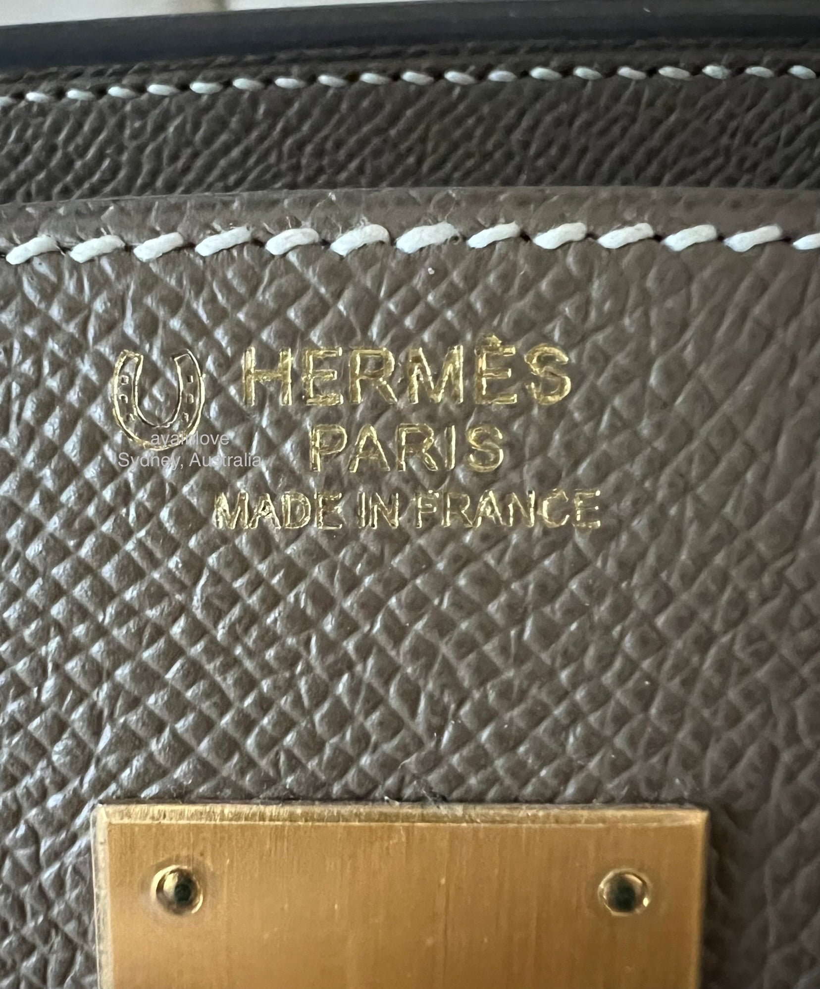 Hermès Birkin 30 Special Order HSS Beton / Gris Perle Matte