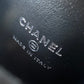 CHANEL 24S So Black Goatskin Square Pouch Coin Purse