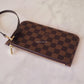 LOUIS VUITTON Neverfull PM Damier Ebene Gold Hardware