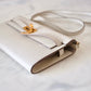 HERMES Kelly To Go 18 KTG Clutch Epsom Craie Gold Hardware