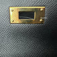 HERMES Kelly 32 Noir Black Epsom Sellier Gold Hardware X Stamp