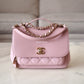 CHANEL Light Pink Caviar Small Business Affinity Light Gold Hardware