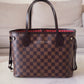 LOUIS VUITTON Neverfull PM Damier Ebene Gold Hardware