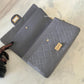 CHANEL Grey Calfskin 2.55 Reissue 227 Flap Bag Brushed Gold Hardware 14 Series