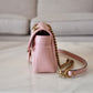 Gucci GG Marmont Mini Matelassé Pink Leather Shoulder Bag