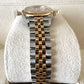 ROLEX Datejust 28 Champagne 10 Diamonds Dial Fluted Bezel Two-Tone Jubilee Bracelet 279173