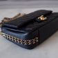 CHANEL 23C Black Caviar CC You 24cm Small Flap Bag Gold Hardware