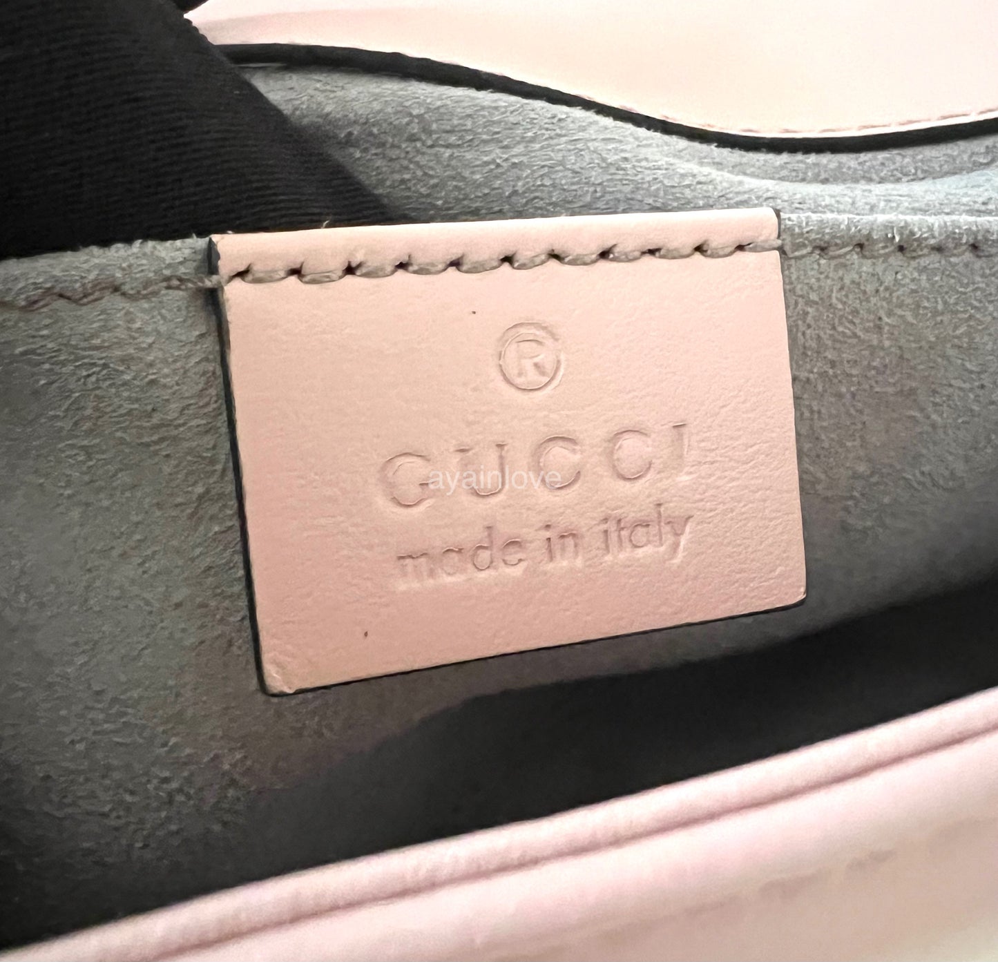 Gucci GG Marmont Mini Matelassé Pink Leather Shoulder Bag