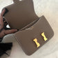 HERMES Constance Mini 18 Etoupe Epsom Gold Hardware B Stamp