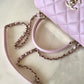 CHANEL 21S Light Pink Small Trendy Flap Bag Light Gold Hardware