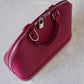 LOUIS VUITTON LV Alma PM Fuchsia Epi Leather Bag Silver Hardware