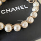 CHANEL 19C Pearl CC Bracelet Light Gold Hardware