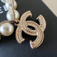 CHANEL 19C Pearl CC Bracelet Light Gold Hardware